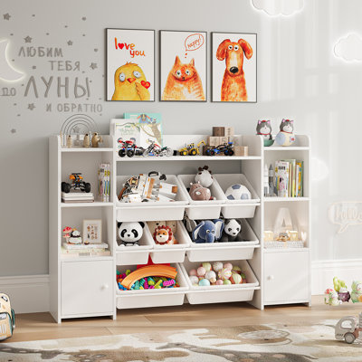 Kids toy bin fashion organizer